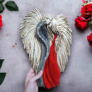 Zakochane Anioły - wiszące czerwone