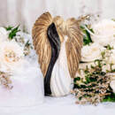 Zakochane Anioły - wiszące biało czarne