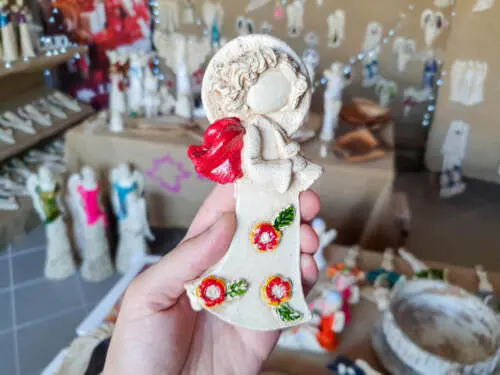 Figurka Liolinka z fletem Art Element -  16 x 7 cm figurka dekoracyjna