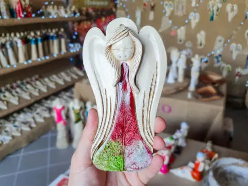 Liolinka Lilionka Art Leaf  -  14 x 9 cm figurka dekoracyjna
