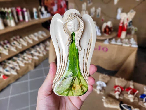 Liolinka Lilionka Art Leaf  -  14 x 9 cm figurka dekoracyjna