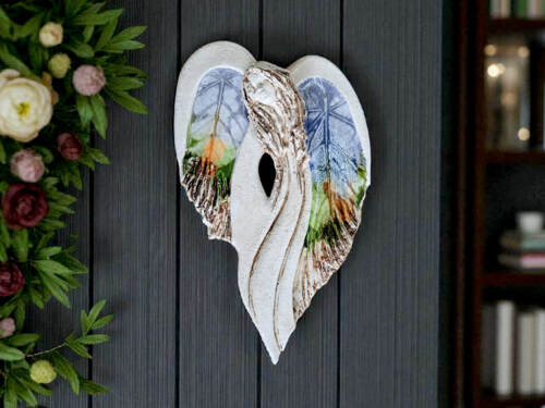 Anioł Cynthia Art Leaf -  30 x 17 cm figurka dekoracyjna gipsowa