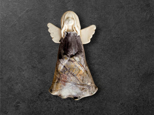 Anioł Monica Art  -  18 x 10 cm figurka dekoracyjna gipsowa