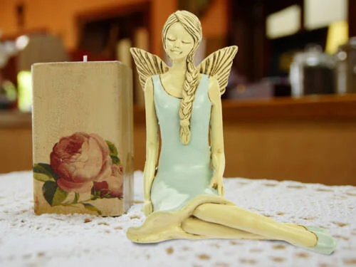 Figurka anioła 968 -  15 cm figurka dekoracyjna