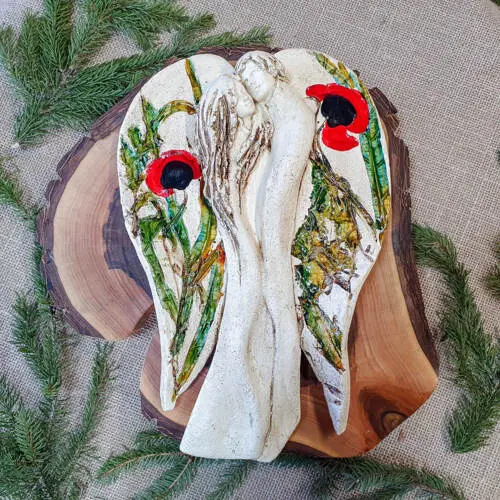 Figurka Kochające Anioły - Wiszące Mix -  35 x 21 cm figurka dekoracyjna