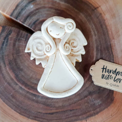 Liolinka Niunia - do malowania -  10 x 7 cm figurka dekoracyjna gipsowa