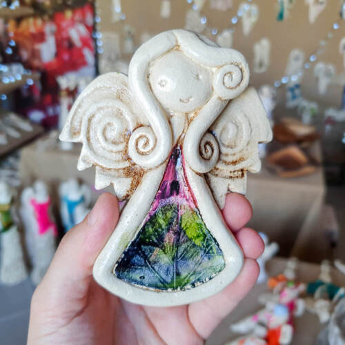 Liolinka Niunia Art -  10 x 7 cm figurka dekoracyjna gipsowa