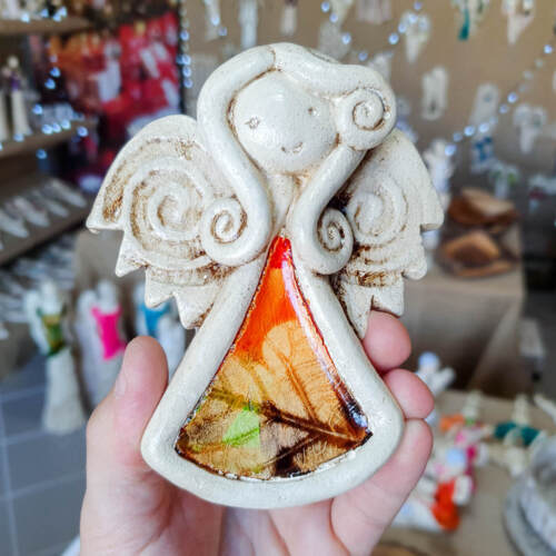 Liolinka Niunia Art -  10 x 7 cm figurka dekoracyjna gipsowa