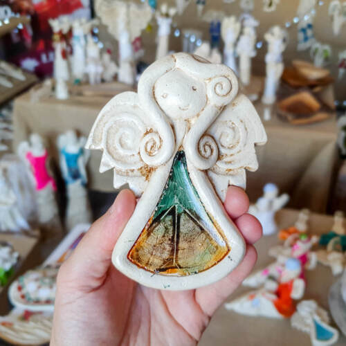 Liolinka Niunia Art -  10 x 7 cm figurka dekoracyjna gipsowa