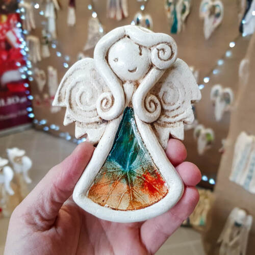 Liolinka Niunia Art -  10 x 7 cm figurka dekoracyjna gipsowa