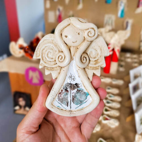 Liolinka Niunia Art -  10 x 7 cm figurka dekoracyjna gipsowa