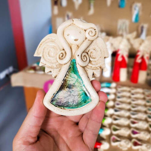 Liolinka Niunia Art -  10 x 7 cm figurka dekoracyjna gipsowa