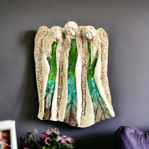 Figurka aniołów Wiara Nadzieja Miłość - Art Leaf -  28 x 20 cm figurka dekoracyjna