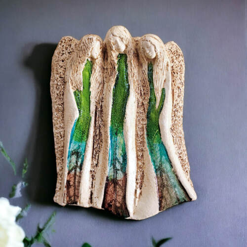 Anioły Wiara Nadzieja Miłość - Art Leaf -  28 x 20 cm figurka dekoracyjna gipsowa