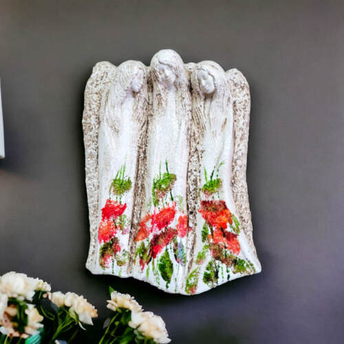 Anioły Wiara Nadzieja Miłość - Art Leaf -  28 x 20 cm figurka dekoracyjna gipsowa