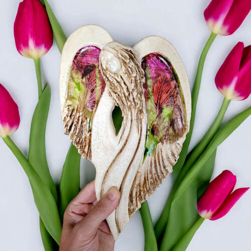 Anioł Cynthia Art  -  30 x 17 cm figurka dekoracyjna gipsowa