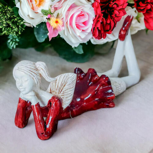 Aniołek Dixie - brązowy -  15 cm figurka dekoracyjna gipsowa