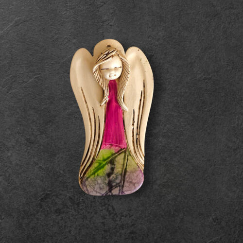 Liolinka Lilionka Art Leaf  -  14 x 9 cm figurka dekoracyjna gipsowa