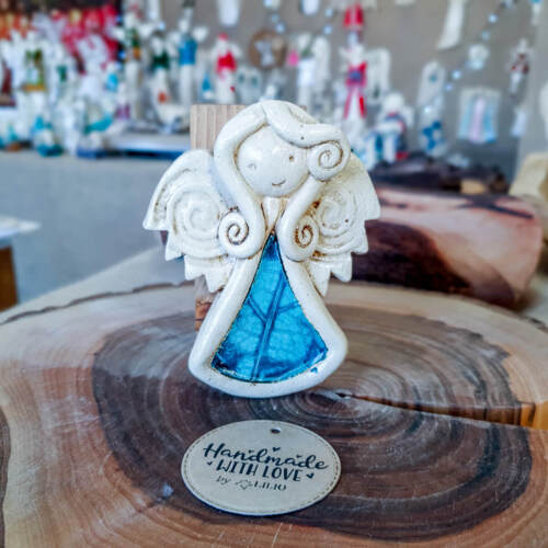 Liolinka Niunia Art 10 -  10 x 7 cm figurka dekoracyjna gipsowa