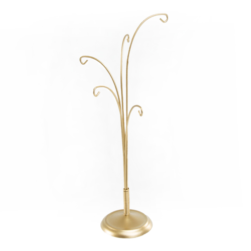 Złoty stojak wieszak na bombki drzewko  -  32 cm 100 mm 110 mm  120 mm