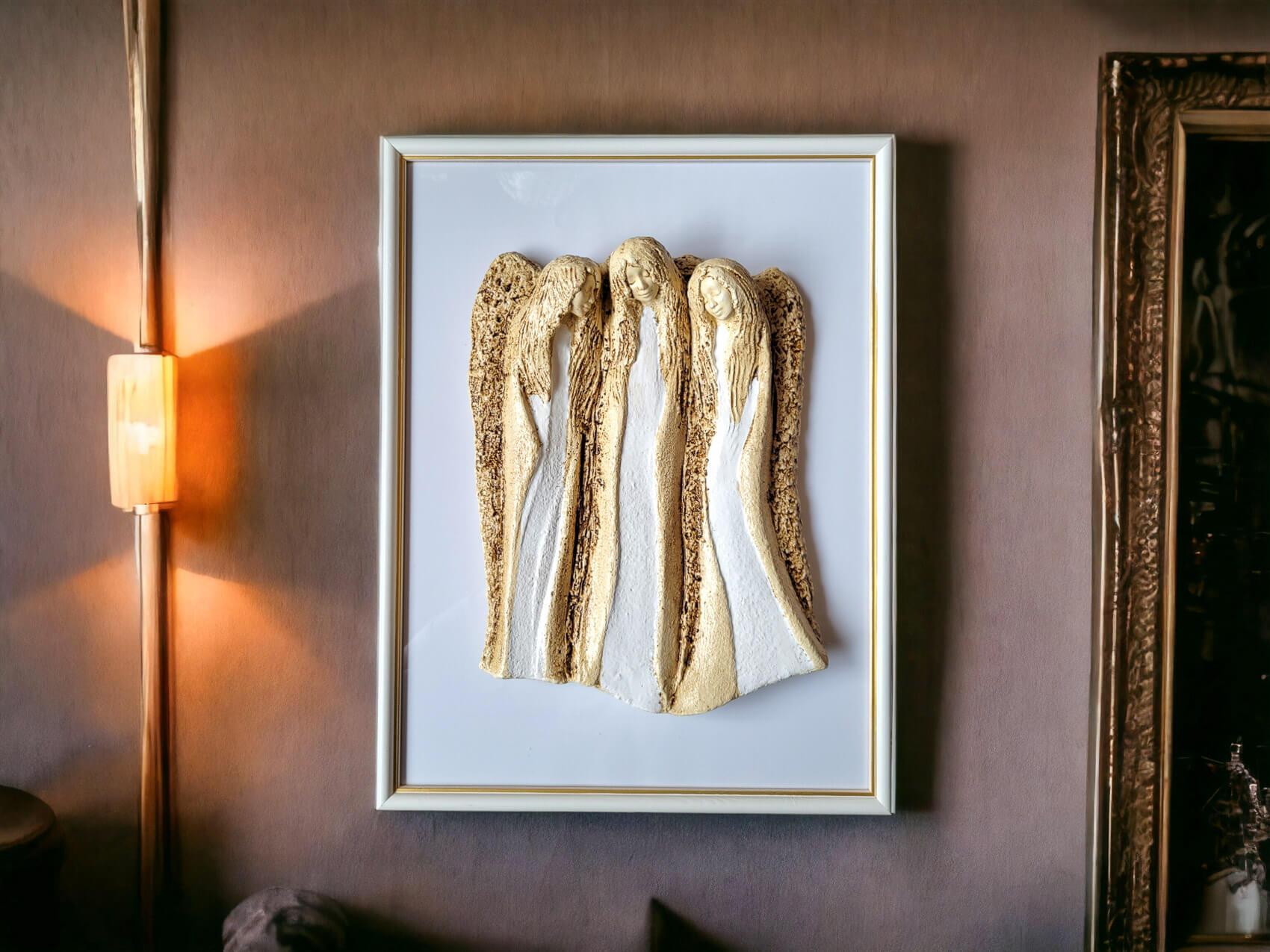 Anioły Wiara Nadzieja Miłość - w ramce