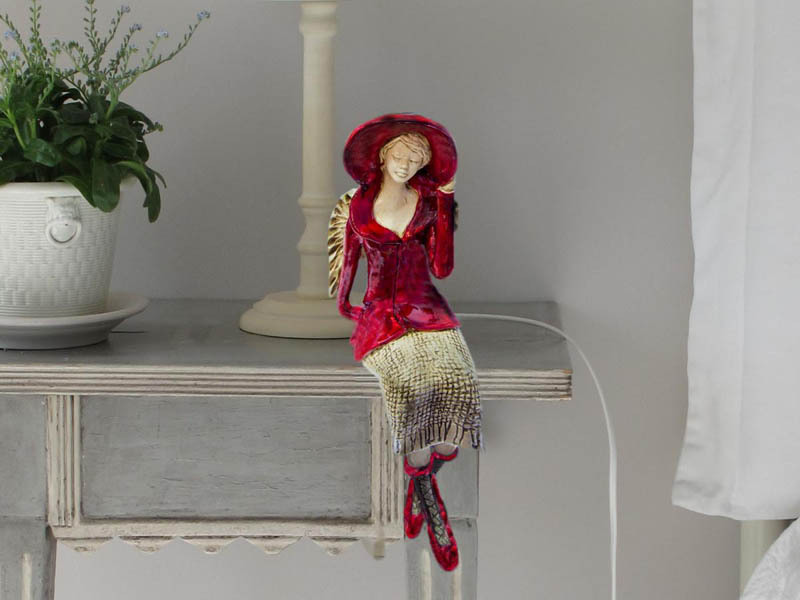 Czerwone figurki dekoracyjne Czerwone figurki dekoracyjne