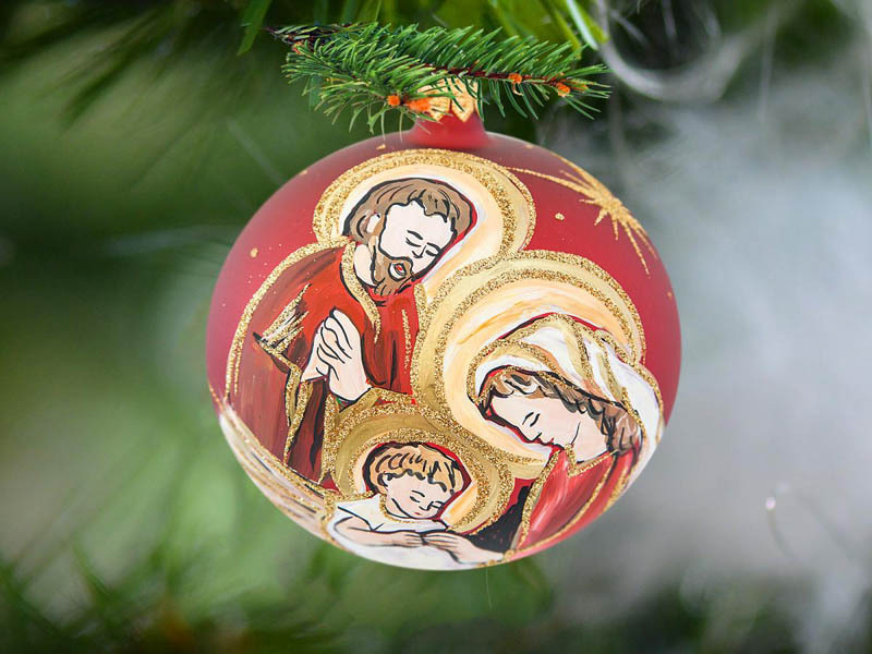 Czerwone bombki choinkowe Czerwone bombki choinkowe